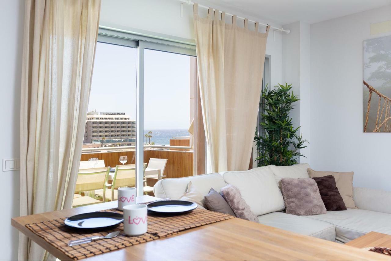 Sea View Apartment In El Medano With Pool & Private Parking Space מראה חיצוני תמונה